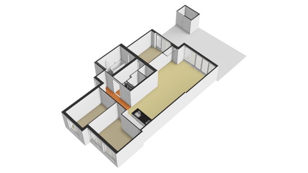Floorplan - Helmholtzstraat 83h, 1098 LH Amsterdam