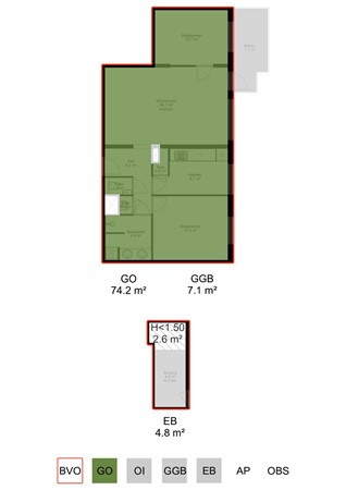 Floorplan - Geervliet 51, 1082 NL Amsterdam