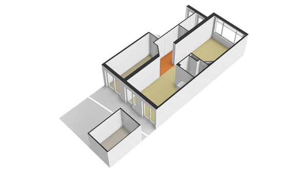 Floorplan - Boterdiepstraat 12h, 1079 SW Amsterdam