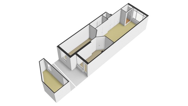 Floorplan - Tweede Kostverlorenkade 155H, 1053 SH Amsterdam