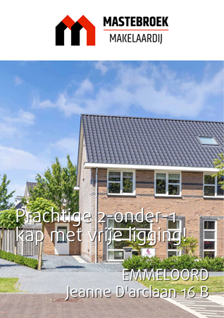 Brochure preview - Jeanne D'arclaan 16-B, 8302 ZA EMMELOORD (1)
