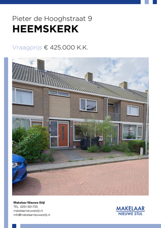 Brochure preview - Pieter de Hooghstraat 9, 1964 RE HEEMSKERK (1)