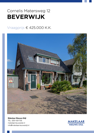 Brochure preview - Cornelis Matersweg 12, 1943 GX BEVERWIJK (1)