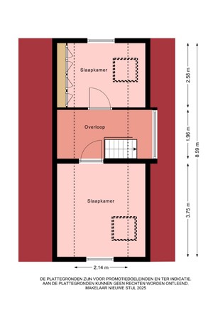 Hendrik Burgerstraat 3, 1942 EJ Beverwijk - 2e verdieping.jpg