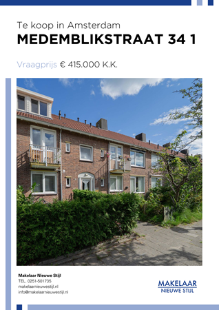 Brochure preview - Medemblikstraat 34-1, 1023 XR AMSTERDAM (1)