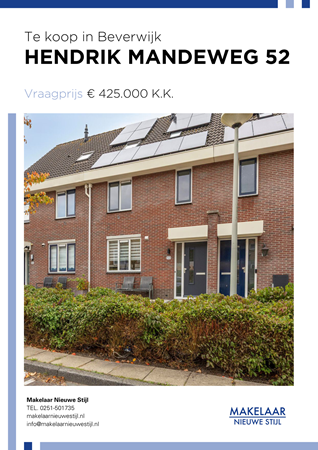 Brochure preview - Hendrik Mandeweg 52, 1947 HC BEVERWIJK (1)
