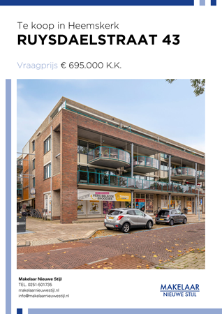 Brochure preview - Ruysdaelstraat 43, 1961 RM HEEMSKERK (1)