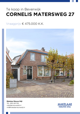 Brochure preview - Cornelis Matersweg 27, 1943 GV BEVERWIJK (1)