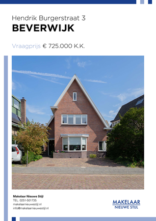 Brochure preview - Hendrik Burgerstraat 3, 1942 EJ BEVERWIJK (1)