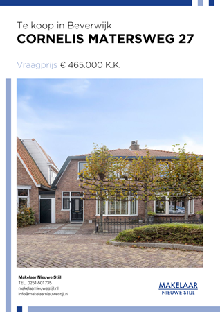 Brochure preview - Cornelis Matersweg 27, 1943 GV BEVERWIJK (1)