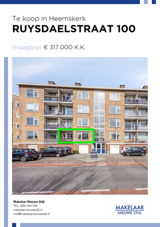 Brochure preview - Ruysdaelstraat 100, 1964 RP HEEMSKERK (1)