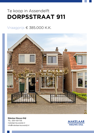 Brochure preview - Dorpsstraat 911, 1566 JA ASSENDELFT (1)