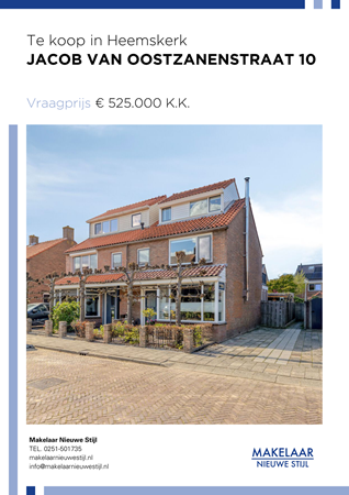 Brochure preview - Jacob Van Oostzanenstraat 10, 1964 ES HEEMSKERK (1)