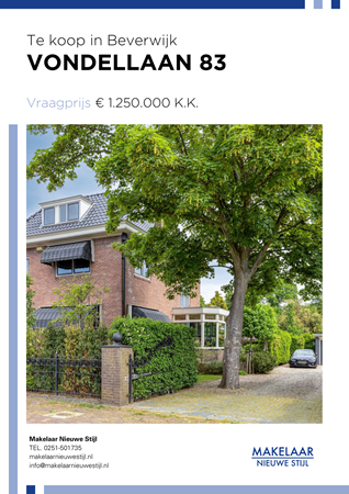 Brochure preview - Vondellaan 83, 1942 LH BEVERWIJK (1)
