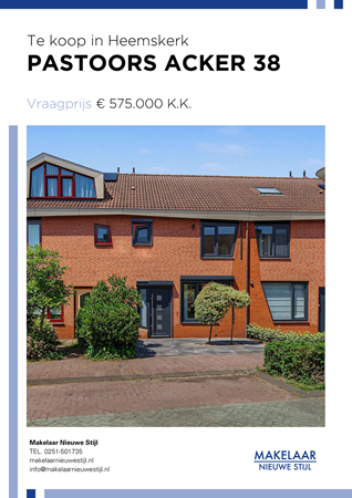 Brochure preview - Pastoors Acker 38, 1965 RZ HEEMSKERK (1)