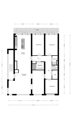 Floorplan - Grubbehoeve 42, 1103 GH Amsterdam
