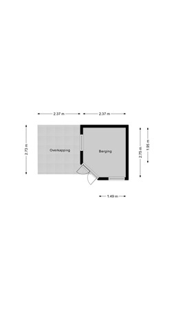 Floorplan - Veenenburgerlaan 11, 2182 DA Hillegom