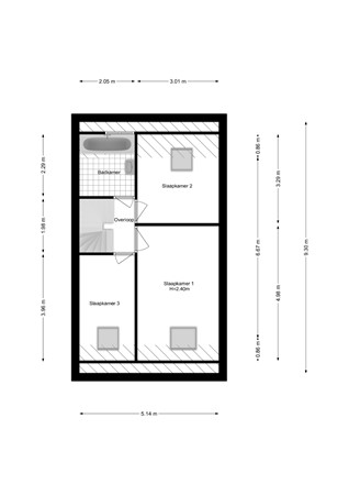 Floorplan - Stuurboord 30, 1435 PC Rijsenhout