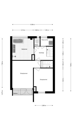 Floorplan - Glipper Dreef 165, 2104 WD Heemstede