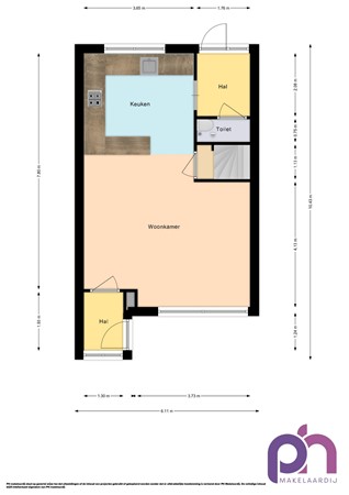 Floorplan - Sirius 9, 3297 VJ Puttershoek