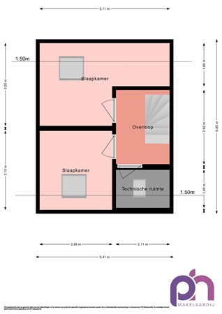 Floorplan - Patrijshof 5, 3291 XS Strijen
