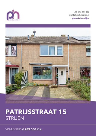Brochure preview - Patrijsstraat 15, 3291 XN STRIJEN (1)