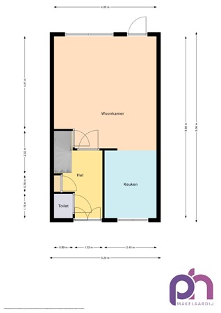 Floorplan - Appeldreef 11, 3355 AB Papendrecht