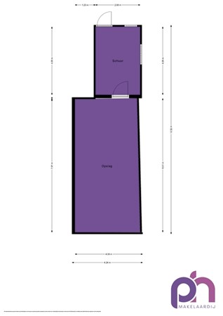 Floorplan - Maasdijk 46, 3271 CA Mijnsheerenland