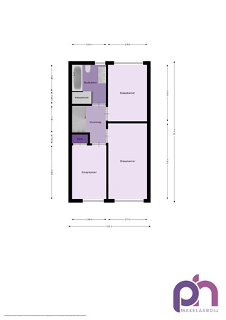 Floorplan - Hazelaarstraat 22C, 3297 XJ Puttershoek