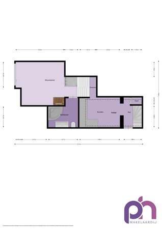 Floorplan - Numansgors 101, 3281 HA Numansdorp