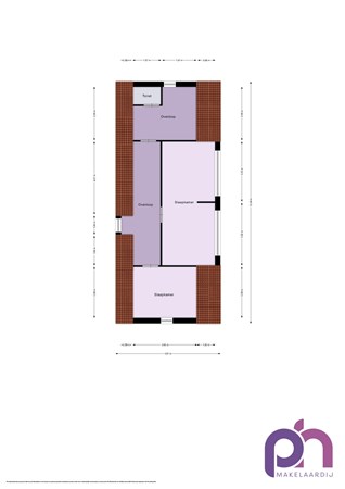 Floorplan - Havenstraat 40, 3281 XE Numansdorp