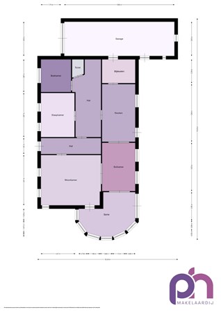 Floorplan - Havenstraat 40, 3281 XE Numansdorp