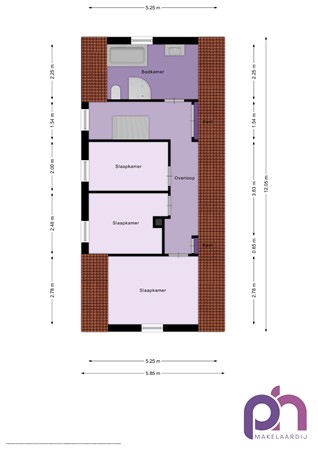 Floorplan - Hoeksedijk 84, 3299 AH Maasdam