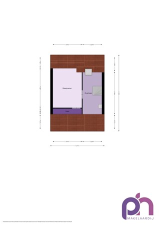 Floorplan - Frans Halsstraat 117, 3262 HE Oud-Beijerland