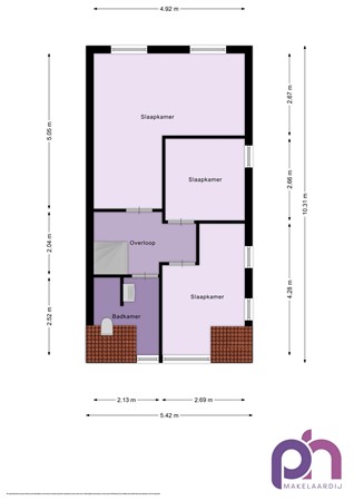 Floorplan - Goidschalxoordsedijk 37, 3274 BG Heinenoord