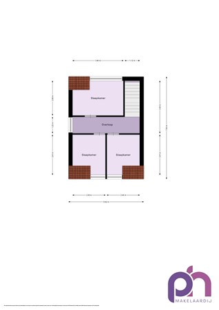 Floorplan - Prins Bernhardstraat 86, 3262 SR Oud-Beijerland