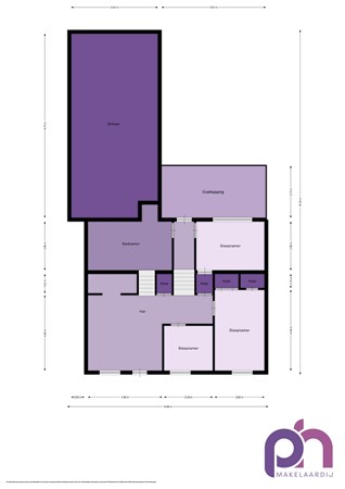 Floorplan - Zinkweg 43, 3262 BB Oud-Beijerland