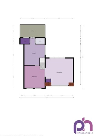 Floorplan - Zinkweg 43, 3262 BB Oud-Beijerland