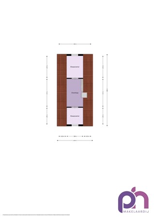 Floorplan - Zinkweg 43, 3262 BB Oud-Beijerland