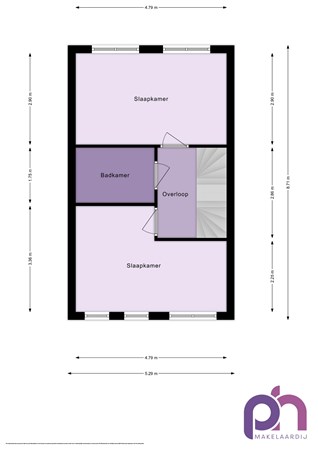 Floorplan - Ons Genoegen 1, 3297 CM Puttershoek