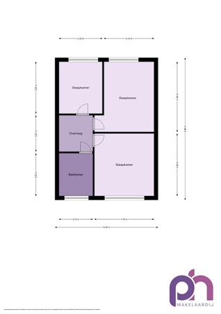 Floorplan - Rembrandtstraat 112, 3262 HS Oud-Beijerland