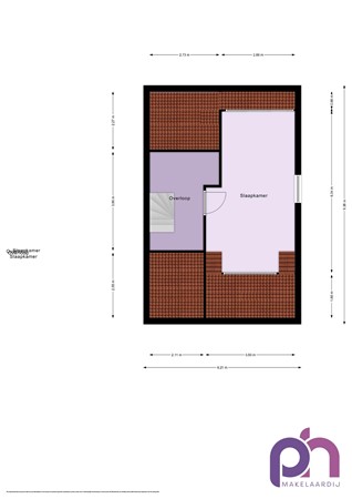 Floorplan - Rembrandtstraat 112, 3262 HS Oud-Beijerland