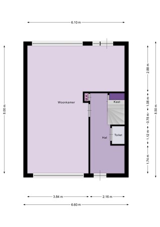 Floorplan - Kievitstraat 39, 3291 XH Strijen