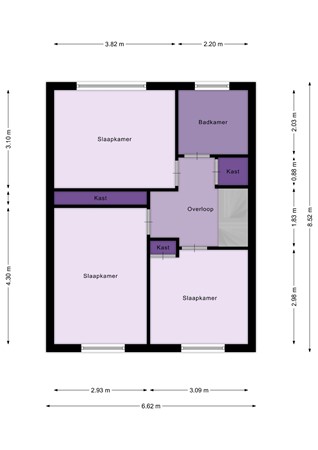 Floorplan - Kievitstraat 39, 3291 XH Strijen