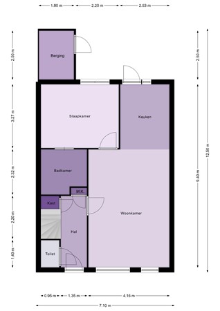 Floorplan - Ons Genoegen 2, 3297 CM Puttershoek