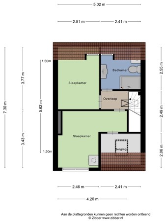 Floorplan - Murraystraat 55, 3195 VG Pernis Rotterdam
