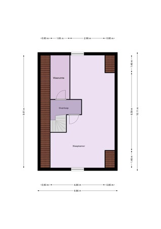 Floorplan - Heuvelstee 46, 3281 MS Numansdorp