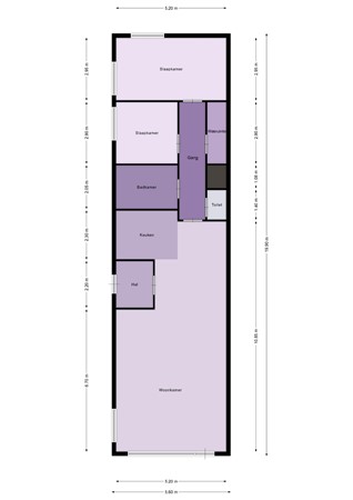 Floorplan - Avenue Carnisse 125, 2993 MB Barendrecht