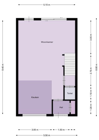 Floorplan - Meerkoetplaats 16, 3281 JC Numansdorp