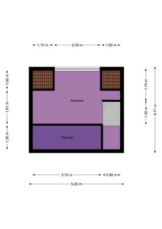 Floorplan - Meerkoetplaats 16, 3281 JC Numansdorp